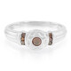 Fancy Diamond Silver Ring