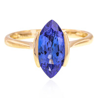 14K AAA Tanzanite Gold Ring (CIRARI)