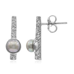 Freshwater pearl Silver Earrings (TPC)