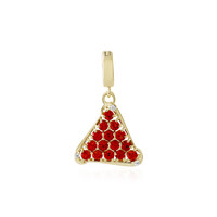 9K Tanzanian Ruby Gold Pendant