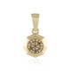 9K I2 Brown Diamond Gold Pendant