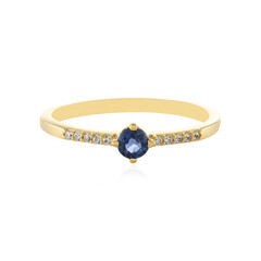 Blue Sapphire Silver Ring