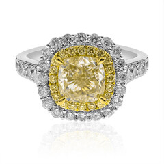 18K SI2 Yellow Diamond Gold Ring (CIRARI)