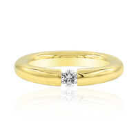 18K IF (D) Diamond Gold Ring