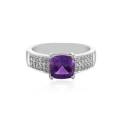 Uruguayan Amethyst Silver Ring