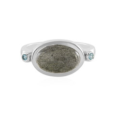 Blue Maniry Labradorite Silver Ring (KM by Juwelo)