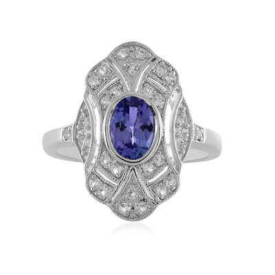 Tanzanite Silver Ring