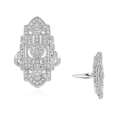 Zircon Silver Ring