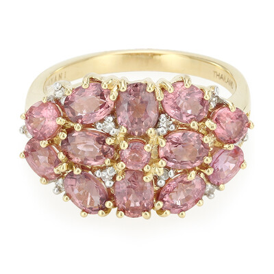 18K Unheated Padparadscha Sapphire Gold Ring (AMAYANI)