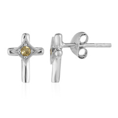 Citrine Silver Earrings