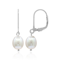 Freshwater pearl Silver Earrings (TPC)