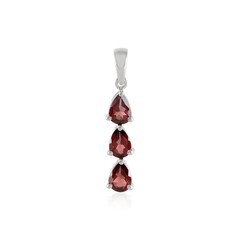 Mozambique Garnet Silver Pendant