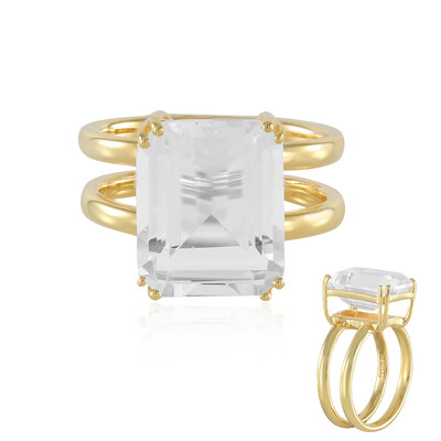White Topaz Silver Ring
