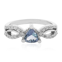 Bi Colour Tanzanite Silver Ring