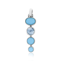 Turquoise Silver Pendant