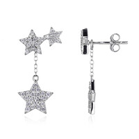 Zircon Silver Earrings