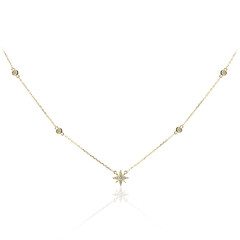 14K SI2 (H) Diamond Gold Necklace (CIRARI)