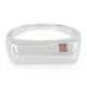 Fancy Diamond Silver Ring