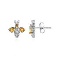 Citrine Silver Earrings