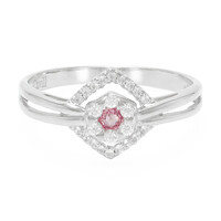 Padparadscha Sapphire Silver Ring