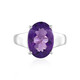 Siberian Amethyst Silver Ring