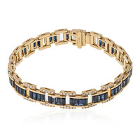 14K Ceylon Sapphire Gold Bracelet (CIRARI)