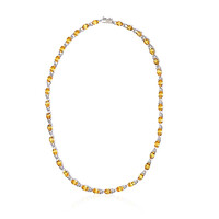 Citrine Silver Necklace