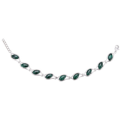 Malachite Silver Bracelet