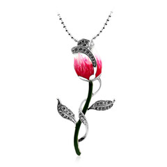Zircon Silver Necklace (Dallas Prince Designs)