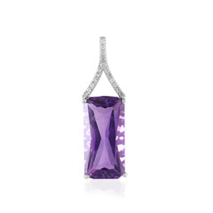 Uruguayan Amethyst Silver Pendant