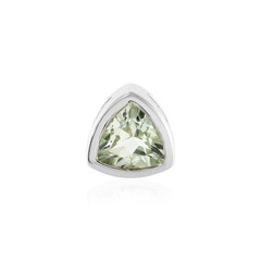 Green Amethyst Silver Pendant