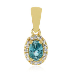 Ratanakiri Zircon Silver Pendant