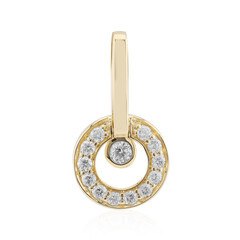 9K SI1 (G) Diamond Gold Pendant