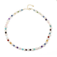 Turquoise Silver Necklace (Riya)