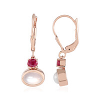 White Moonstone Silver Earrings (KM by Juwelo)