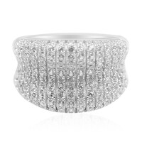 Zircon Silver Ring