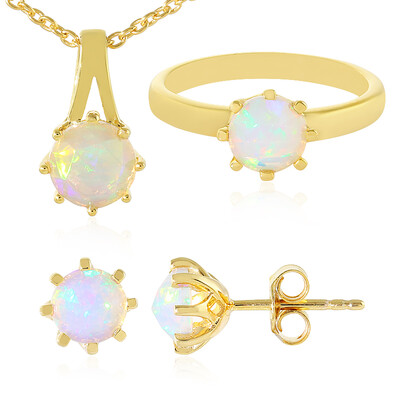 Welo Opal Silver Ring