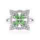 Tanzanian Tsavorite Silver Ring