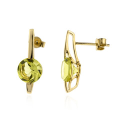 9K Lemon Citrine Gold Earrings