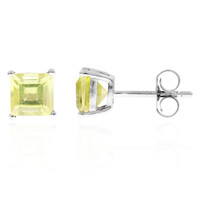 Ouro Verde Quartz Silver Earrings