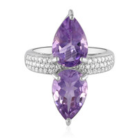 Amethyst Silver Ring
