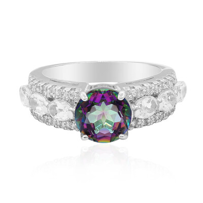 Mystic Quartz Silver Ring