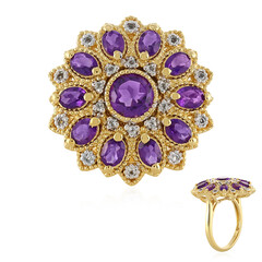 Amethyst Silver Ring