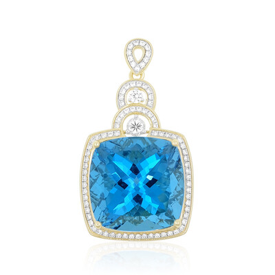 9K Marambaia Topaz Gold Pendant