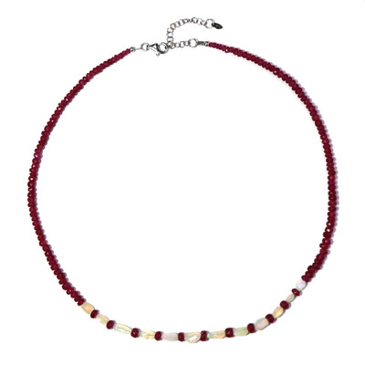Welo Opal Silver Necklace