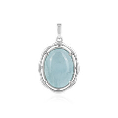 Aquamarine Silver Pendant