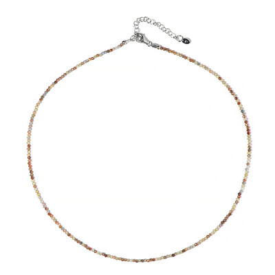 Canary Zircon Silver Necklace