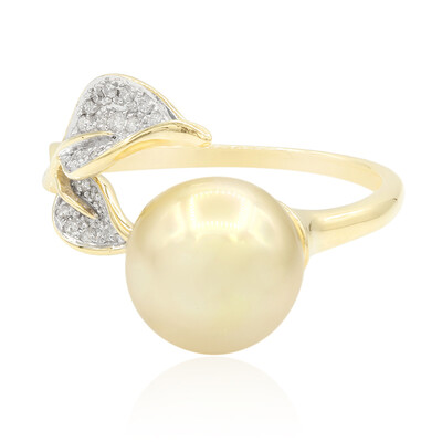 9K Golden South Sea Pearl Gold Ring (TPC)