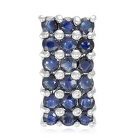 Blue Sapphire Silver Pendant