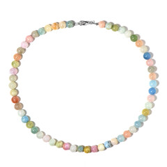 Fancy Beryl Silver Necklace